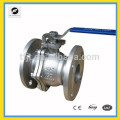 Stainless Steel304 SS316 2PC and 3pcs Flange Ball Valve with Mounting Pad CWX-series Stainless Steel304 SS316 2PC Flange B